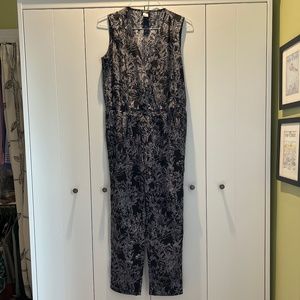 Ann Taylor floral jumpsuit